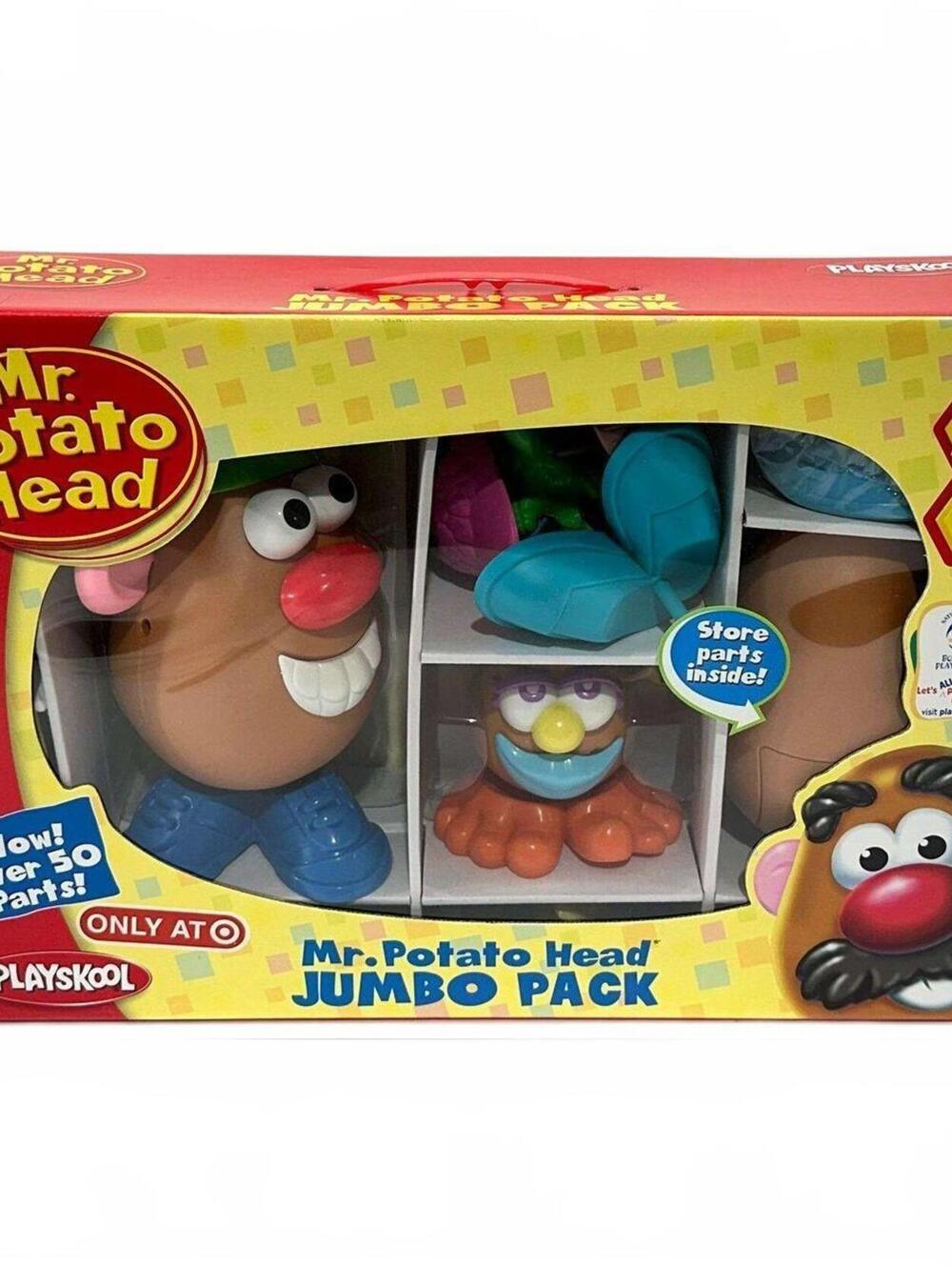 Vintage Mr. Potato Head Target Exclusive Jumbo Pack Over 50 Pieces Hasbro 2006